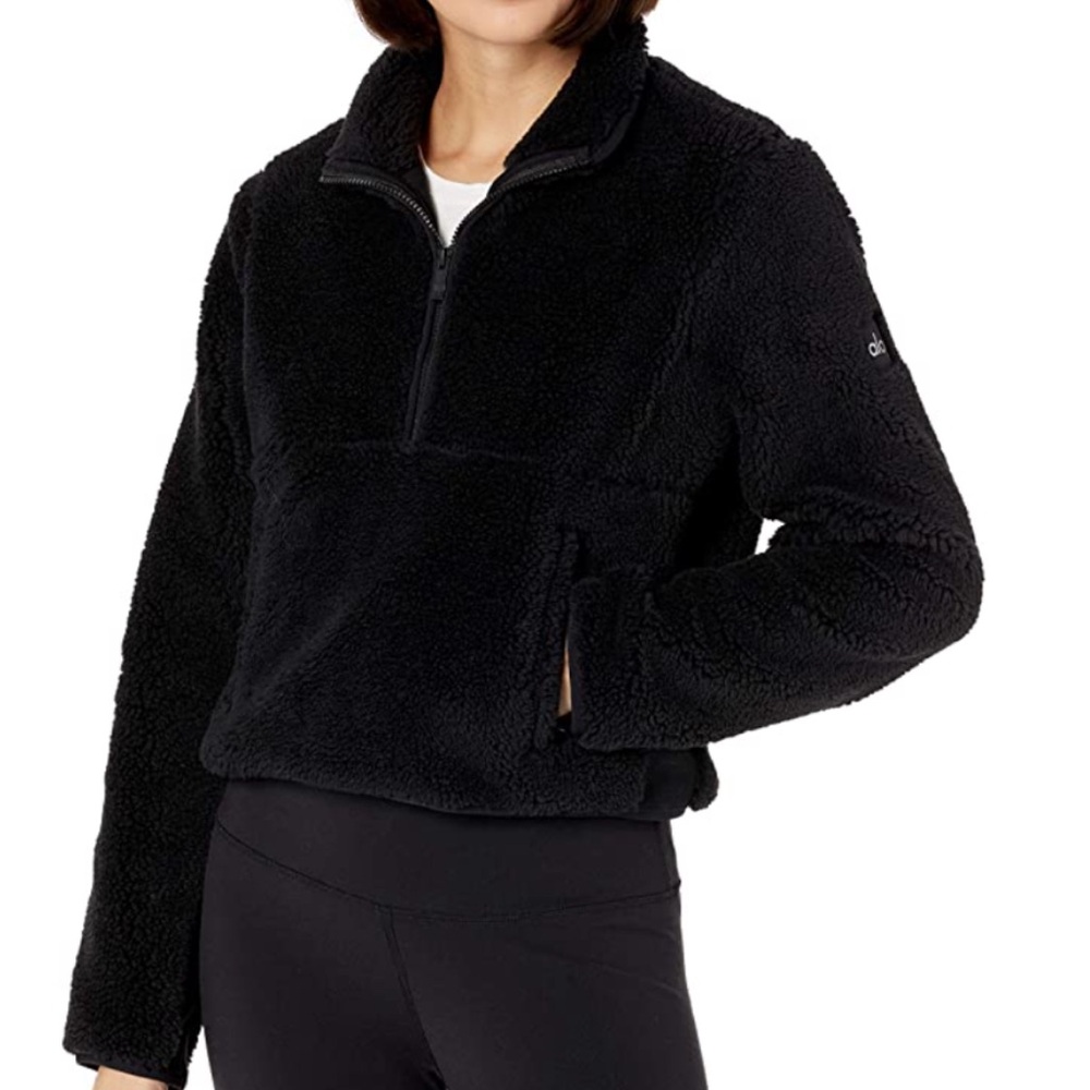 Adidas Women's Black Fleece Jacket